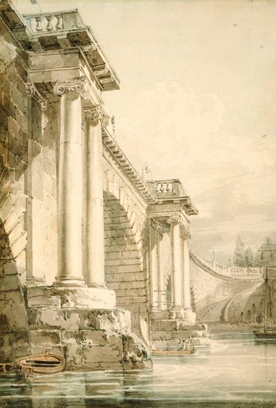 オールドブラックフライアーズブリッジ 作： Joseph Mallord William Turner