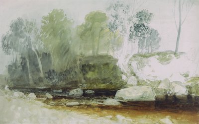 ウォッシュバーンについて：研究、c.1815（紙に水彩とグラファイト） 作： Joseph Mallord William Turner