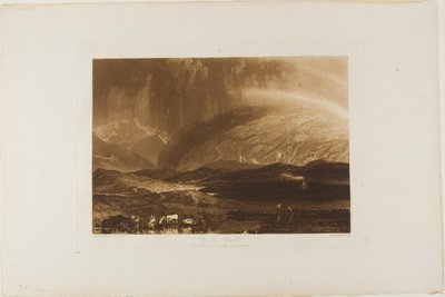 ピート ボグ、スコットランド、ブック オブ スタディーズのプレート 45 作： Joseph Mallord William Turner