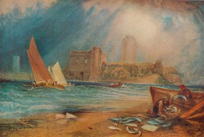 ペンブローク城、ウェールズ、c1829 作： Joseph Mallord William Turner