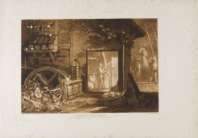 ペンベリー ミル、ケント、Liber Studiorum のプレート 12 作： Joseph Mallord William Turner