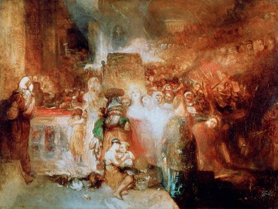 手を洗うピラト、1830 作： Joseph Mallord William Turner