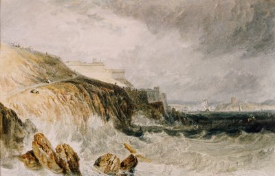 ゲイル、プリマスの城塞、1815 作： Joseph Mallord William Turner