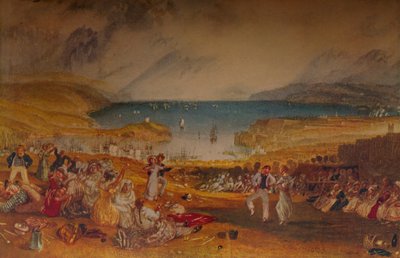 プリマス、デボンシャー、c1830 作： Joseph Mallord William Turner
