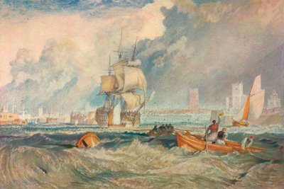 ポーツマス、c1824-5、1905 作： Joseph Mallord William Turner