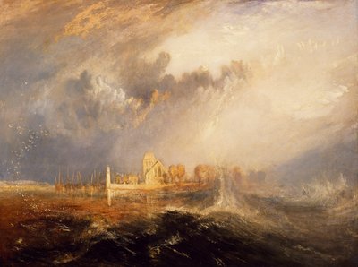 キルブーフ、セーヌ川の河口 作： Joseph Mallord William Turner