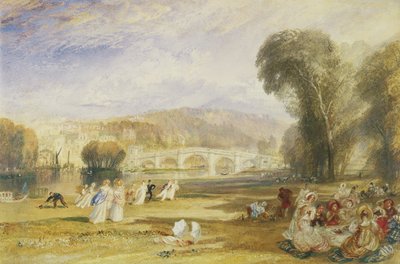 リッチモンド・ヒルとブリッジ、サリー州、1831年頃（水彩・紙 作： Joseph Mallord William Turner