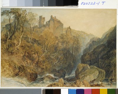 Castelo de Rosslyn (aquarela sobre papel branco) 作： Joseph Mallord William Turner