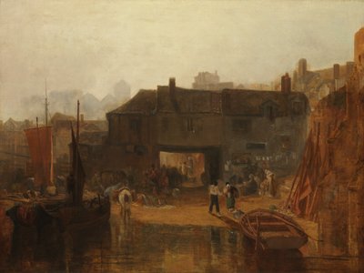 ウォーターフェリーのサルタッシュ、コーンウォール、1811年。 作： Joseph Mallord William Turner