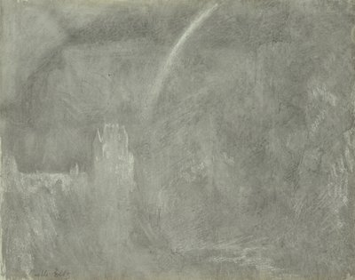 シュロス・エルツ（紙にチョーク） 作： Joseph Mallord William Turner