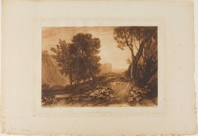 ソリチュード、Book of Studies のプレート 53 作： Joseph Mallord William Turner