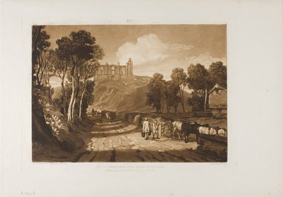 ギルフォード近郊のセント・キャサリン・ヒル 作： Joseph Mallord William Turner