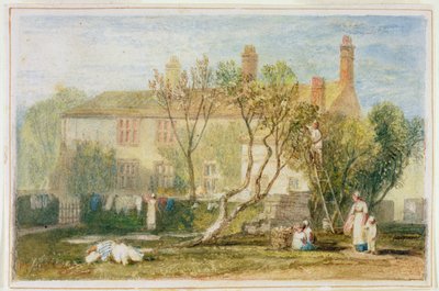 スティーンマナーハウス、ファーンリー近郊、1815〜18年頃（紙にトイレ） 作： Joseph Mallord William Turner