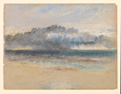 マーゲートサンズの嵐、1835年-1840年頃 作： Joseph Mallord William Turner