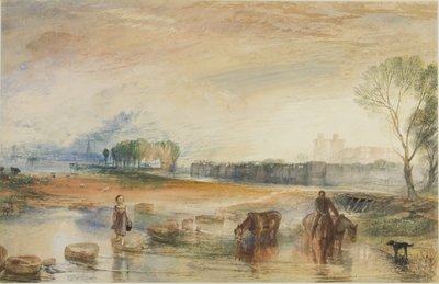 日没と月の出 作： Joseph Mallord William Turner