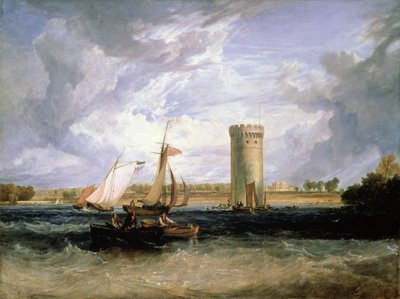 JFレスター卿の席であるTabley：Windy Day 作： Joseph Mallord William Turner