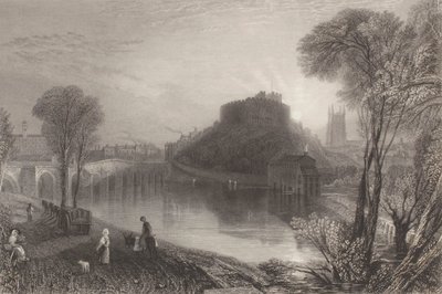 タムワース城、スタッフォードシャー 作： Joseph Mallord William Turner