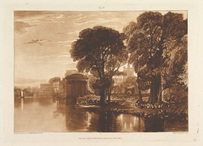 アルコーブ、アイルワースリベルスタジオラム、パートXIII、プレート63、1819年1月1日。 作： Joseph Mallord William Turner