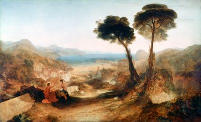 バイア湾、アポロとシビル、c1823。 作： Joseph Mallord William Turner