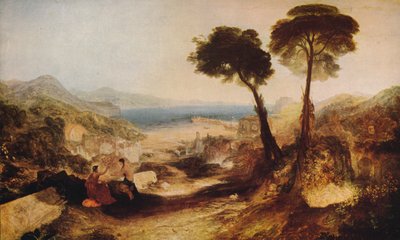 バイア湾、アポロとシビル、c1823、c1915 作： Joseph Mallord William Turner
