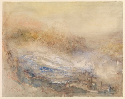 J.M. ウィリアム・ターナー 鋼板画 美術品・アンティーク