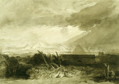 エジプトの第五の疫病 作： Joseph Mallord William Turner