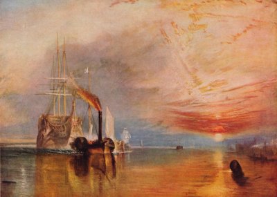 ファイティング・テメレール、1839。 作： Joseph Mallord William Turner