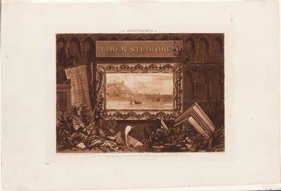 学問書の口絵 作： Joseph Mallord William Turner