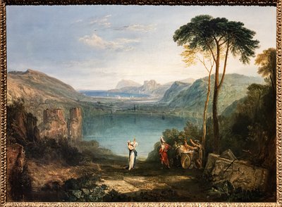 アヴェルヌスの湖、アエネアス、クマのシビル 作： Joseph Mallord William Turner