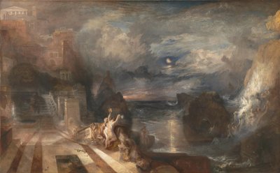 1837年以前のヒーローとレアンダーの別れ 作： Joseph Mallord William Turner