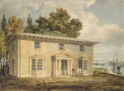 ポートペンリンのペンリンアームズc。 1797-1798（ペンと茶色のインクを使用した水彩画） 作： Joseph Mallord William Turner