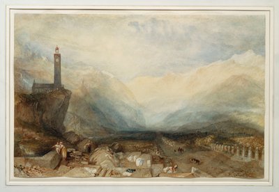 プラグイン峠、1842-43年 作： Joseph Mallord William Turner