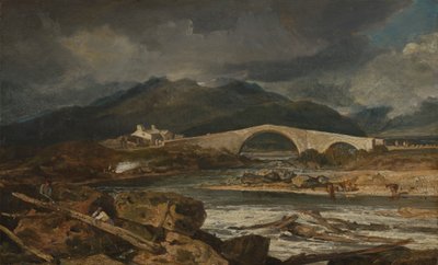 タンメル橋、パースシャー [1985 年、コーマック、YCBA コンサイス カタログ] 作： Joseph Mallord William Turner