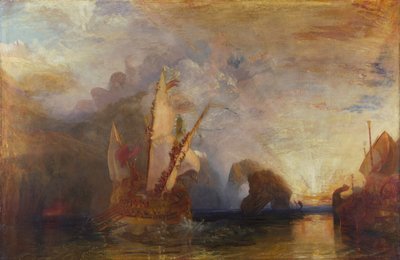 ポリュペーモスを派生させるユリシーズ 作： Joseph Mallord William Turner