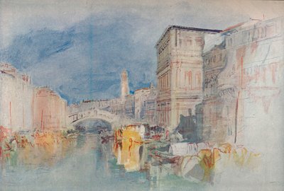 ヴェネツィア：カーサグリマーニとリアルト、1909年 作： Joseph Mallord William Turner