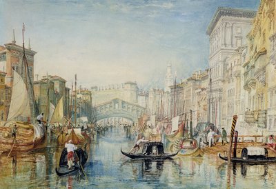 Veneza: O Rialto 作： Joseph Mallord William Turner