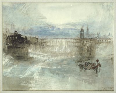 ルツェルンの眺め、1840年〜41年 作： Joseph Mallord William Turner