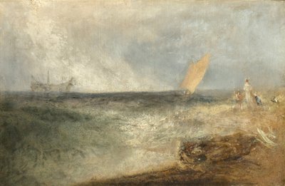 マーゲート沖、夕方、1840年頃 作： Joseph Mallord William Turner