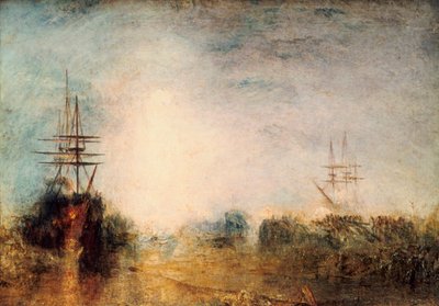 かき氷に絡まったぼうこうを沸騰させる捕鯨、1846年 作： Joseph Mallord William Turner