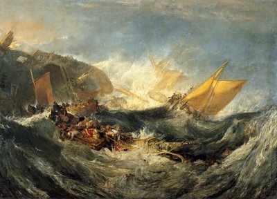 輸送船の難破 1810年頃 油彩・カンヴァス 作： Joseph Mallord William Turner