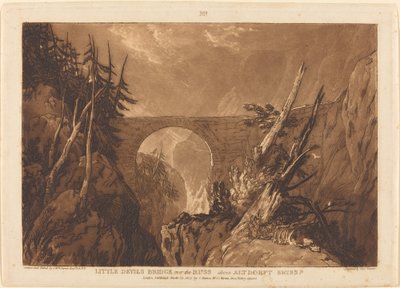 小悪魔の橋 作： Joseph Mallord William Turner and Charles Turner