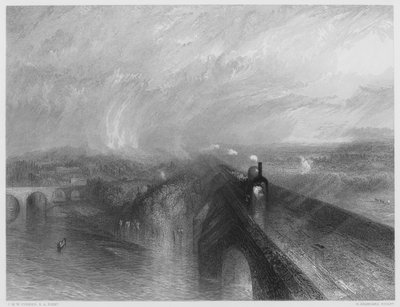 ナショナルギャラリーの写真からの雨、蒸気、速度 作： after Joseph Mallord William Turner