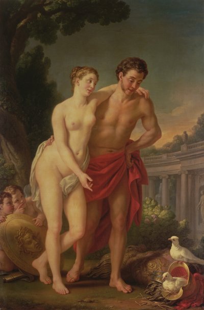 火星と金星、1767-8 作： Joseph Marie, the Elder Vien