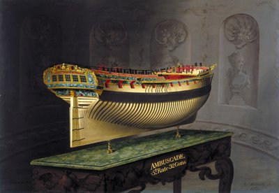 HMS Ambuscade、1775 作： Joseph Marshall