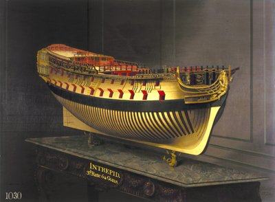 HMSイントレピッド、1773-75 作： Joseph Marshall