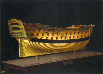 HMS Royal George、1773-75 作： Joseph Marshall