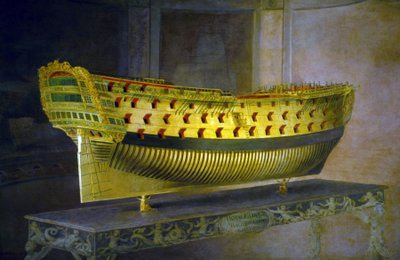 HMS「ロイヤル・ジョージ」の模型 作： Joseph Marshall