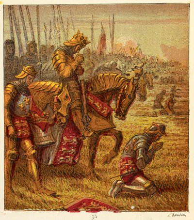 薔薇戦争、「Pictures of English History...」のイラスト 作： Joseph Martin Kronheim