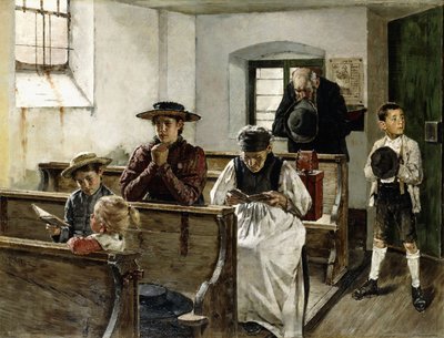 祈りの家族 作： Joseph Molitor Von Muhlfeld