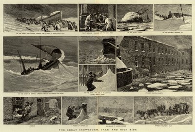 大吹雪、強風、高潮 作： Joseph Nash